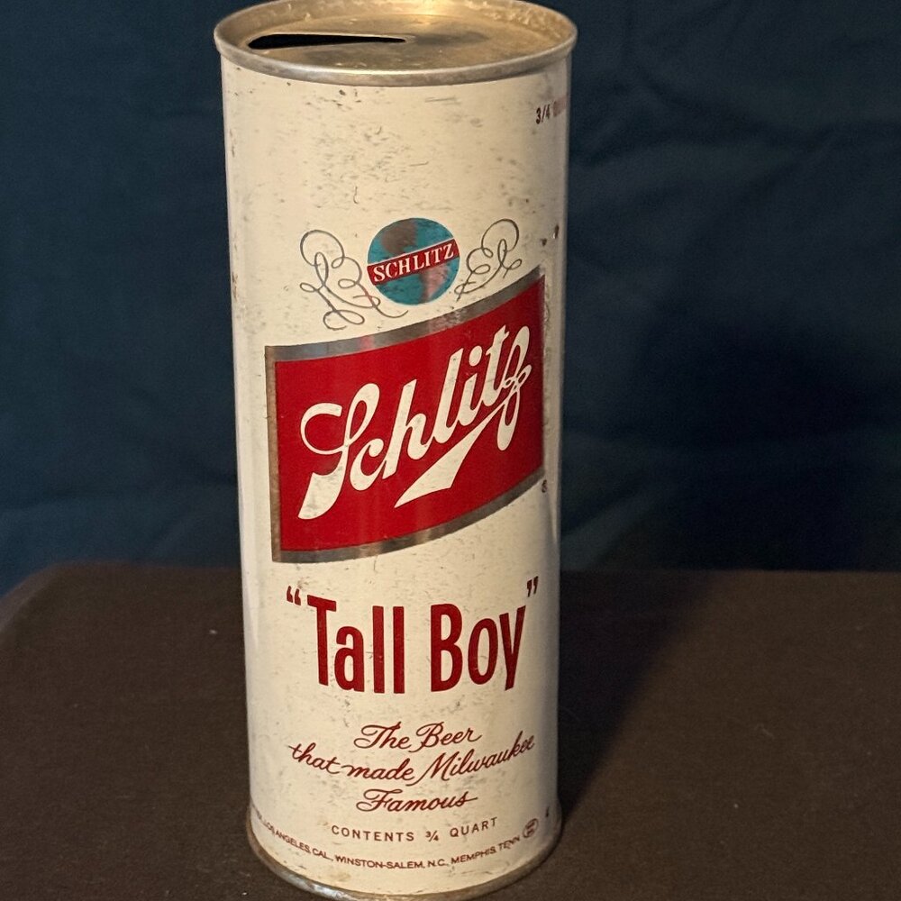Schlitz "Tall Boy"  Vintage beer can